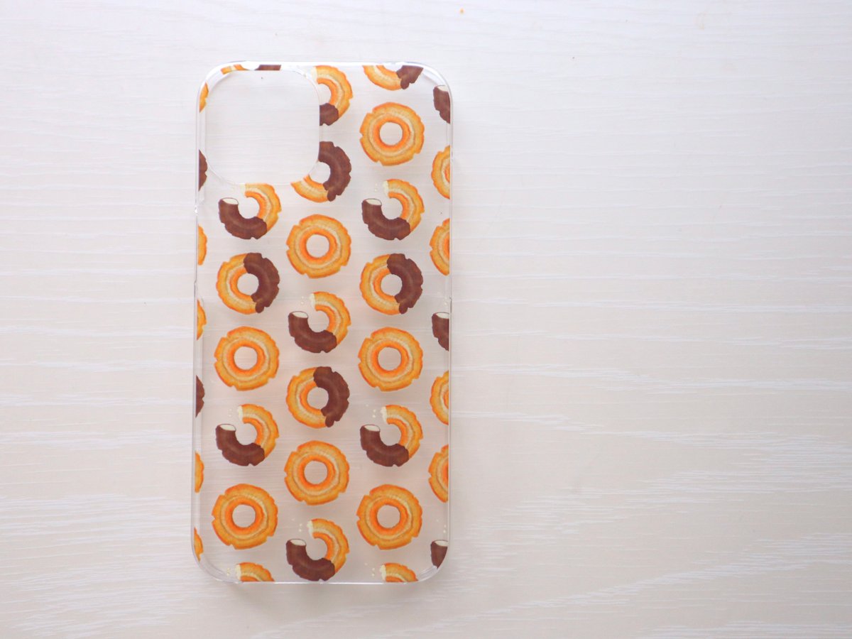 受注生産] iPhoneケース:チョコドーナッツ（クリアケース） | Shima sweets