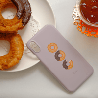 [受注生産]  iPhoneケース:チョコレートディップドーナッツ