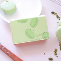 【受注生産】ピスタチオのマカロン　名刺入れ