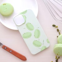 【受注生産】ピスタチオマカロン　スマホケース