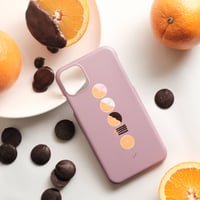 [受注生産]  iPhoneケース:オレンジコンフィ（くすみパープル）