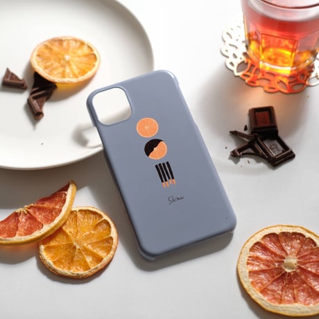 [受注生産]  iPhoneケース:オレンジコンフィ