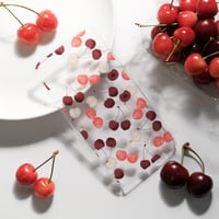 [受注生産]  iPhoneケース:たくさんチェリー（クリアケース）