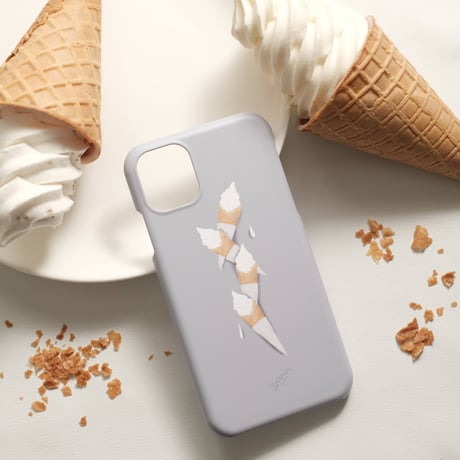 [受注生産]  iPhoneケース:溶け出すソフトクリーム