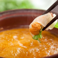 元祖【雲丹しゃぶ】濃厚ウニスープとしゃぶネタ魚介セット（1.5人前）