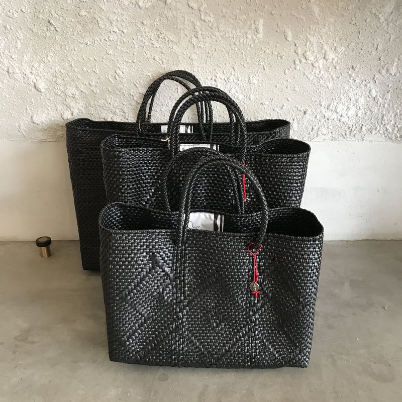 OJO DE MEXカゴバッグblack | Verde