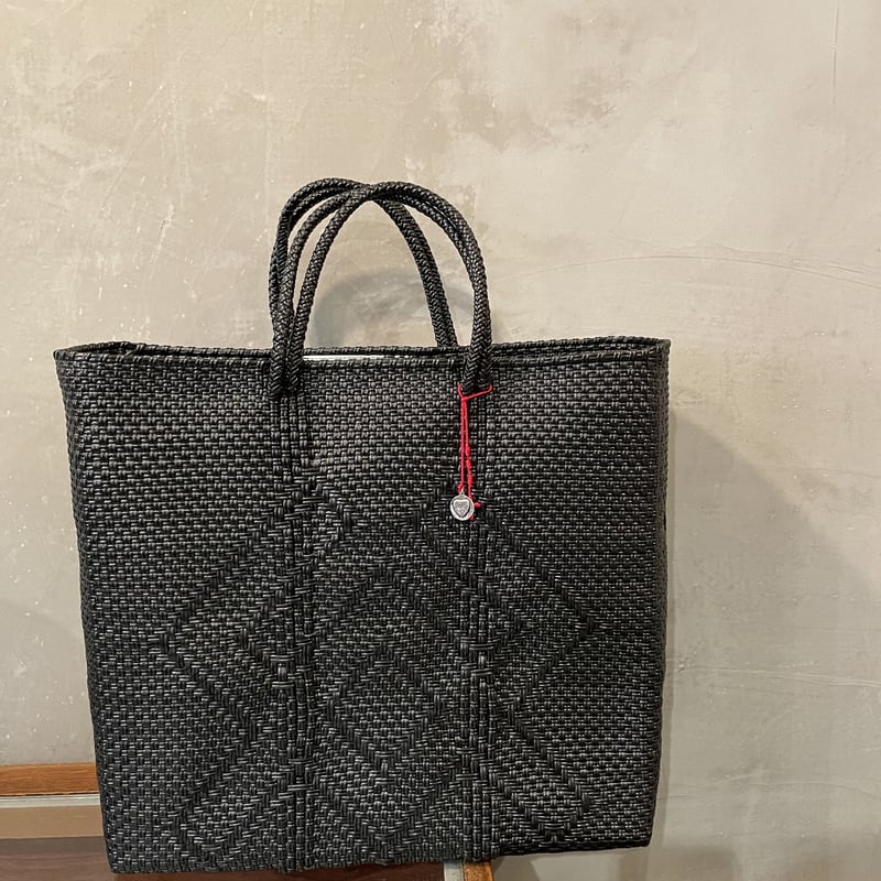 OJO DE MEXカゴバッグblack | Verde