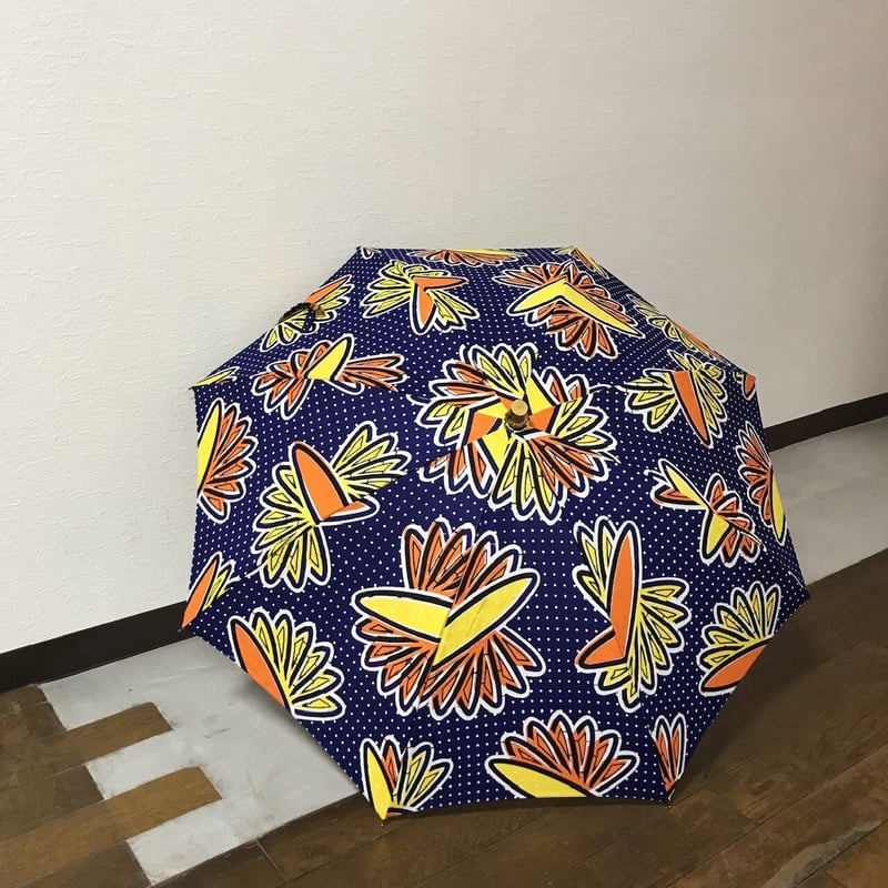 BonBonStore晴雨兼用アフリカンバティック傘 | Verde