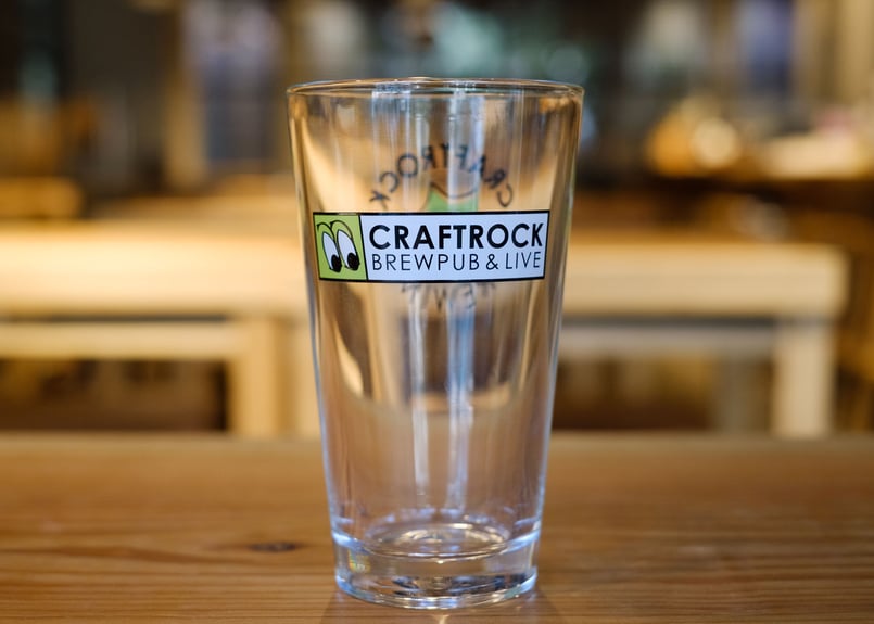 CRAFTROCKロゴパイントグラス【USパイント・473ml】 | CRAFTROCK BR