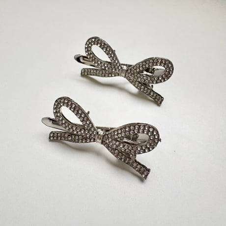Ribbon Hair Clip Set