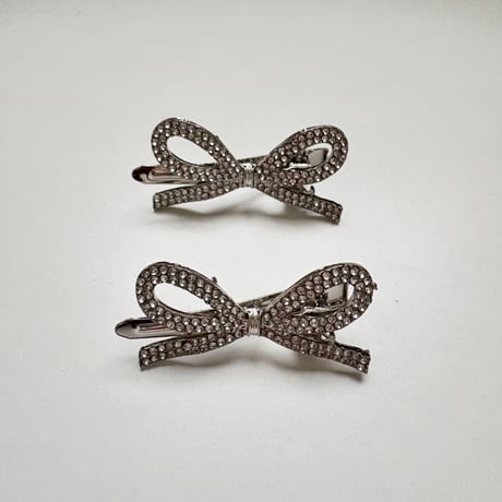 Ribbon Hair Clip Set