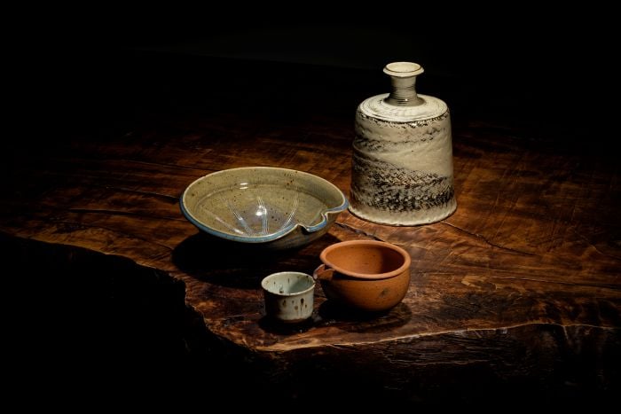 新作★中里太亀【師＆父：中里隆】唐津粉引そぎめ湯のみ 東京 柿傳ギャラリー 還暦記念 『 中里太亀 新作展 』 並びに『立冬の