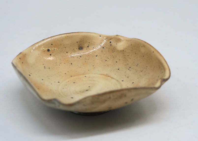 【共箱有り　美品】中里隆 作 唐津焼 絵粉引蛤向付　　5客セット 中里隆 唐津粉引湯呑 茶道具 【公式通販】