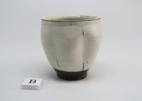 唐津粉引瓜形湯呑（隆　作）