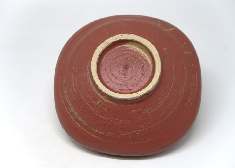 A)アイアンレッド四方鉢 （隆 作） | 隆太窯 shop