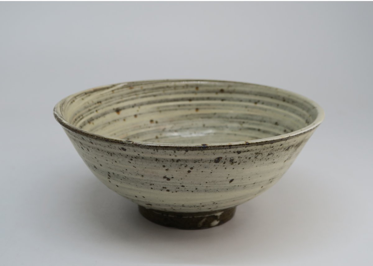 余宮隆 師:中里隆 刷毛目 大鉢 希少品 かいらぎ 梅花皮 中川自然坊 作家さん 隆太窯 中里 隆作 唐津刷毛目 鉢 無傷 共箱 保証。 | STORES