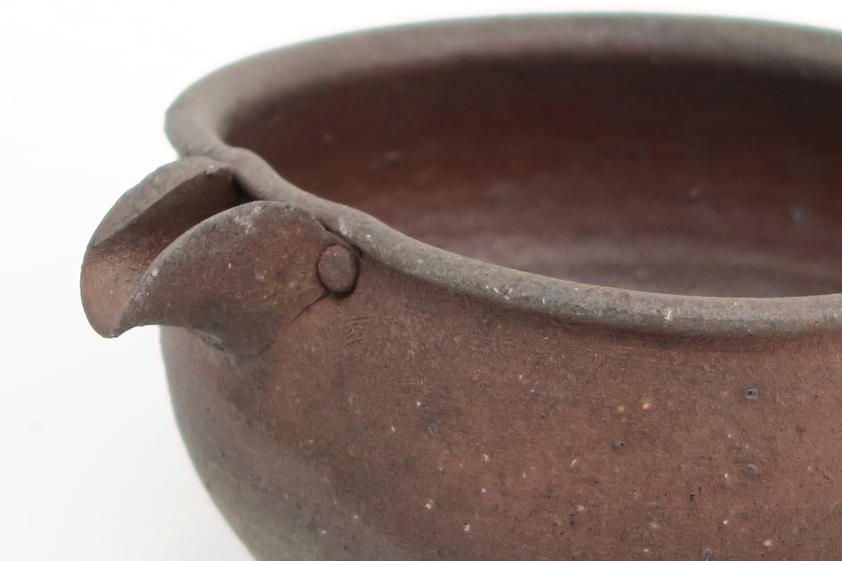 新作★中里太亀【師＆父：中里隆】唐津南蛮焼き締め湯のみA 新作☆中里太亀【師＆父：中里隆】唐津南蛮焼き締め湯のみA