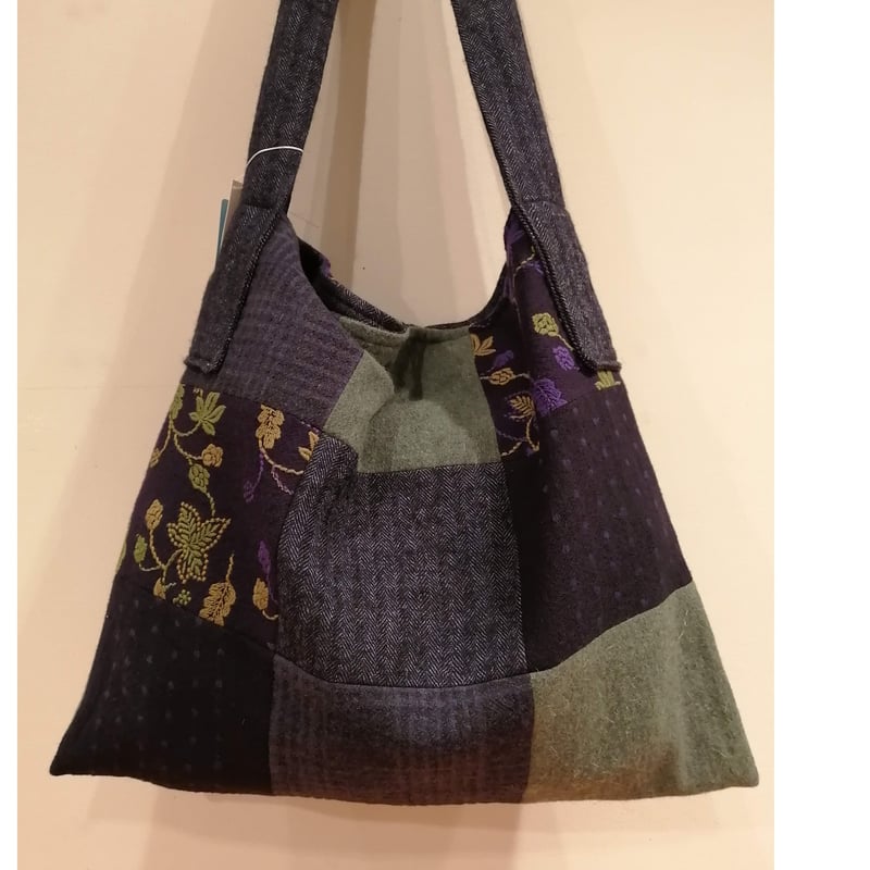 コットンハウスアヤ　チェック柄トートバッグ コットンハウスアヤ バッグ | dohmeikan online store