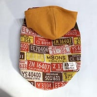 フード付きタンク　ナンバープレート　Lサイズ