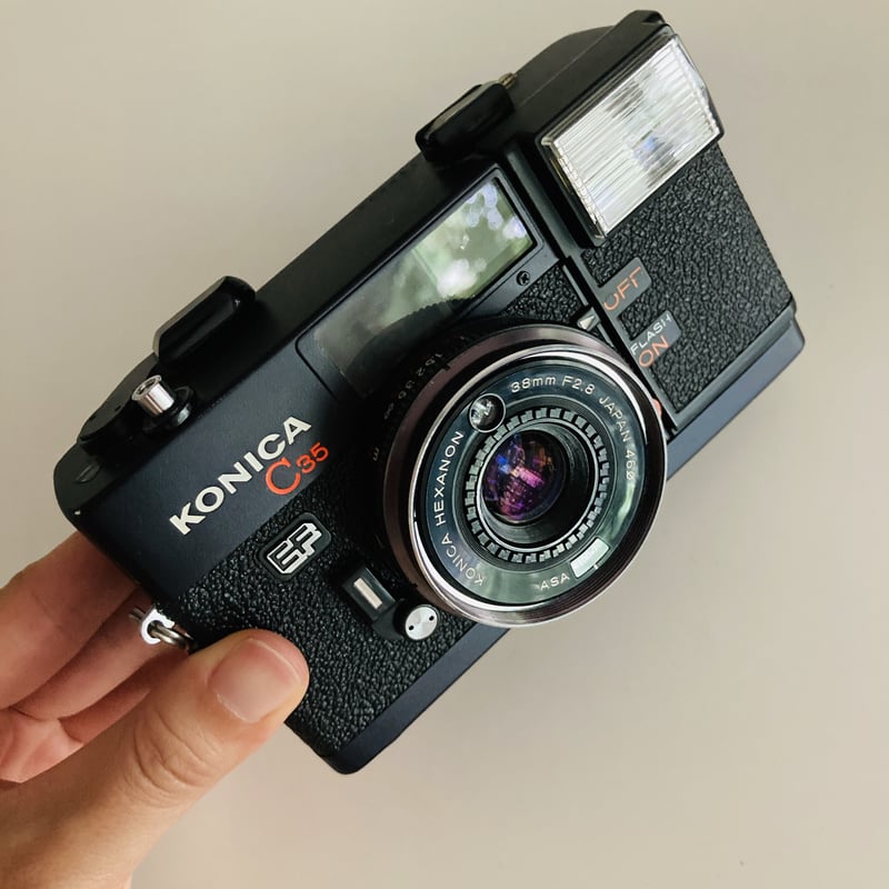 KONICA C35 EF フィルムカメラ 写真付 | 守屋商店 KONICA C35 EF フィルムカメラ 写真付 | 守屋商店