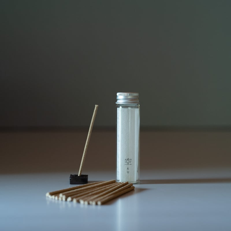 線香/Incense Stick 「空 Ku」 香立て/専用袋付き | CON CO CON