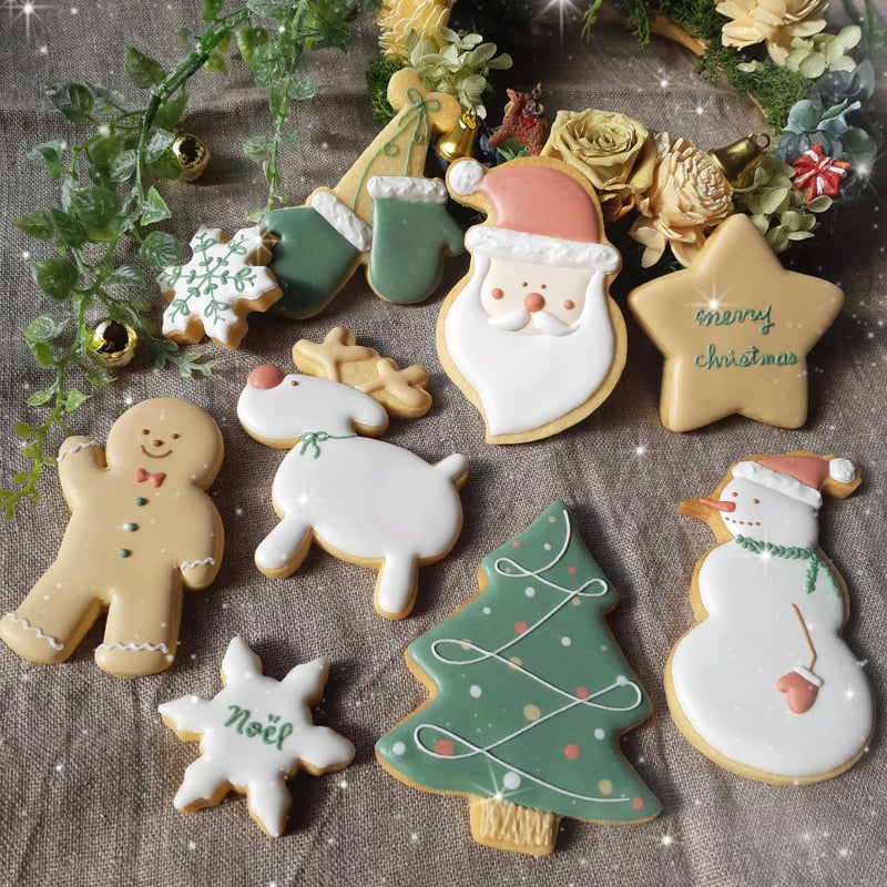 予約》＊アイシングクッキーセット～クリスマスクッキー～＊ | solana