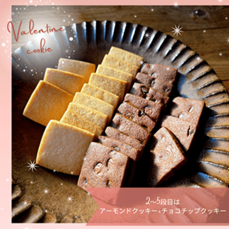 《予約》＊バレンタインクッキー缶～heart shower～＊