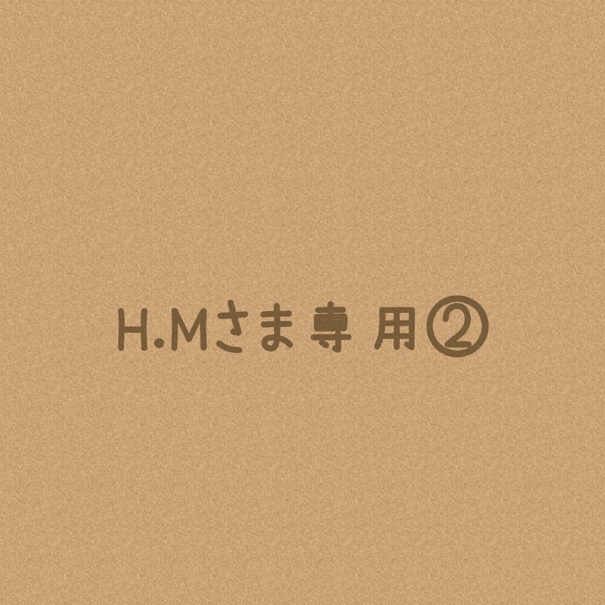 *H.Mさまオーダー注文専用ページ②* *H.Mさまオーダー注文専用ページ②*