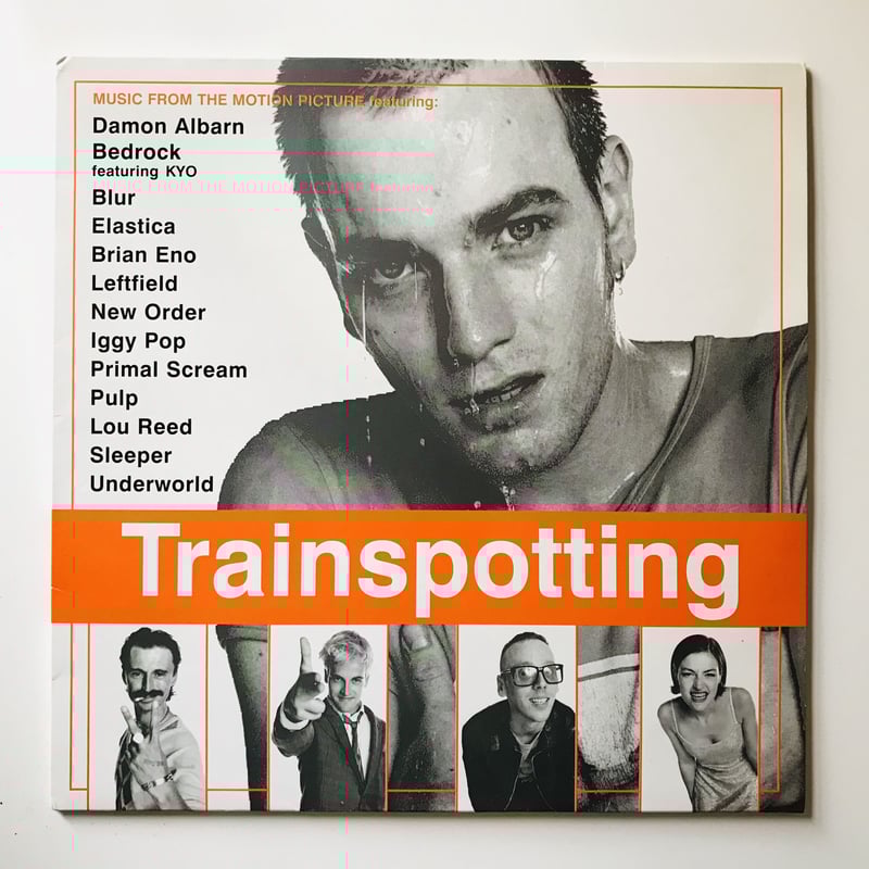 90s VTG！Trainspotting ポスター JONIO ラストオージー 棚レコ】Trainspotting OST イギーポップからブリットポップまで