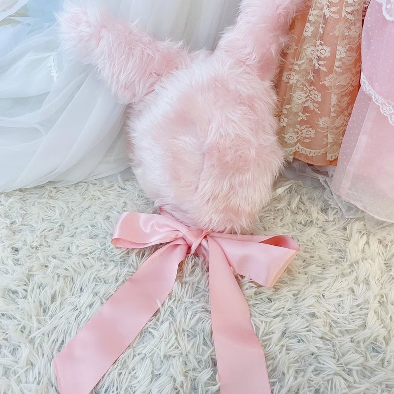 なまいきうさぎ帽子(帽子、-ノーマルタイプ ピンク) | なまいきリボン