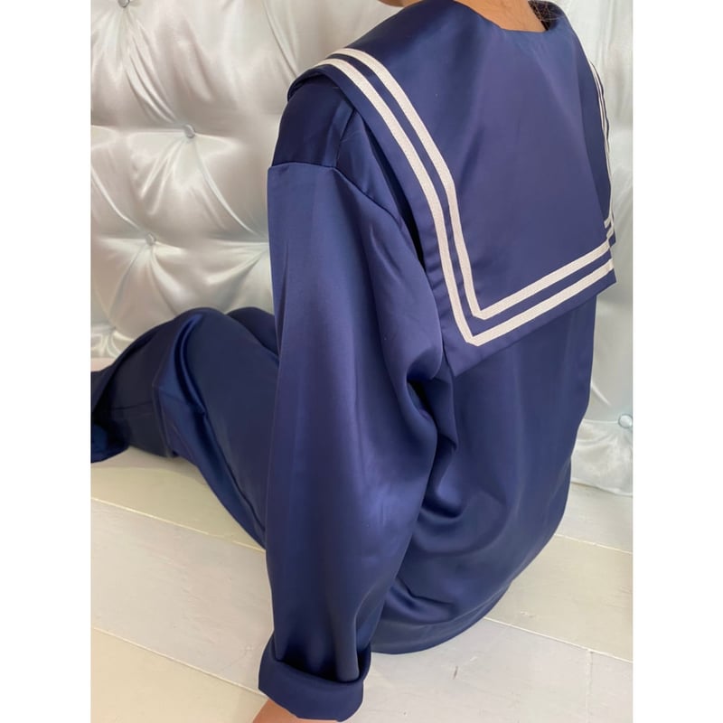 なまいきセーラーパジャマ （NAVY）【KURARASYSTEM couture】 | なまい