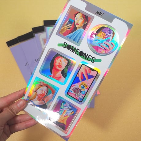 HOLOGRAM mulch STICKER
