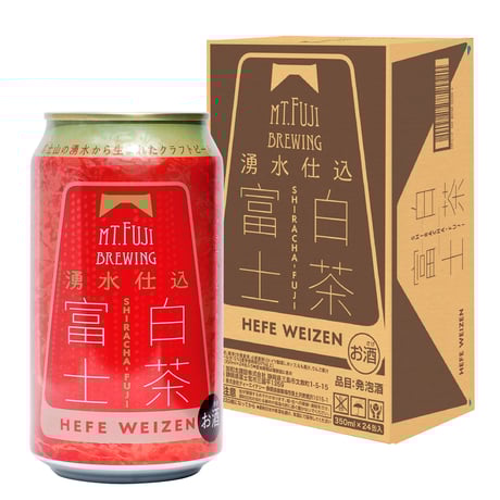 【まとめ買い12～24本セット】白茶富士（しらちゃふじ） Hefe Weizen