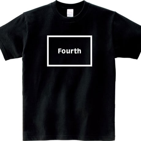 fourth floor Tシャツ黒 type1