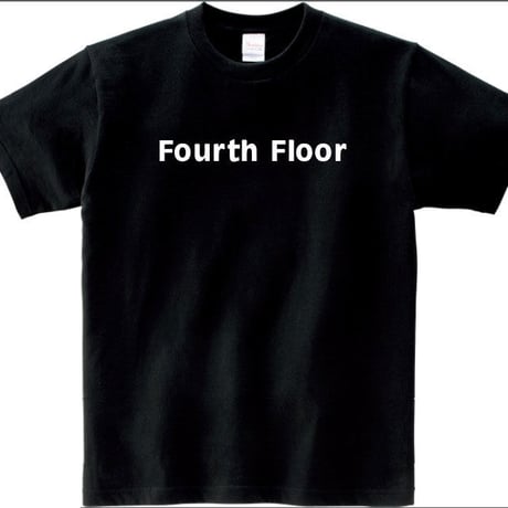 fourth floor Tシャツ黒 type2