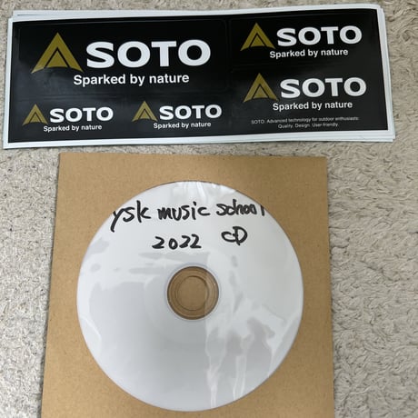 ysk music school2022 Spring term通信教育セット(CD+飴+ラーメン+キャンドル3個セット+ステッカー)