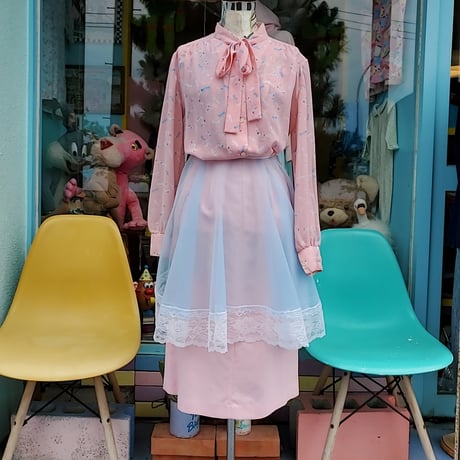 春色ピンクブラウス🌷´-