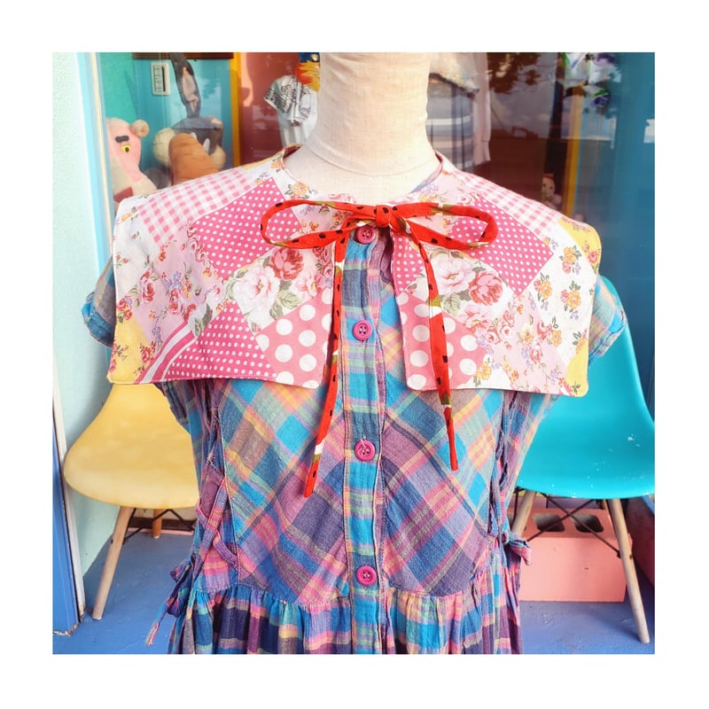 首元寂しい貴方に🌼*パッチワーク風つけ襟🐰 | Little Bear