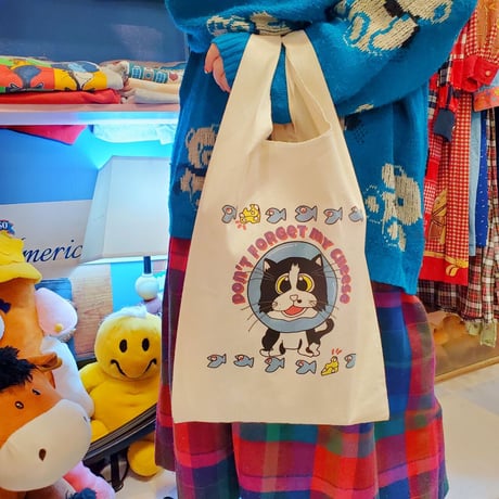 マルシェタイプ　Don't forget my cheese　CAT BAG🐱