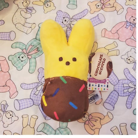 チョコまみれPeepsうさぎ🐰イエロー