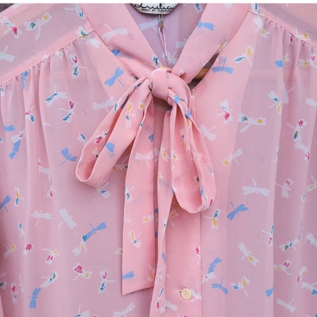 春色ピンクブラウス🌷´-