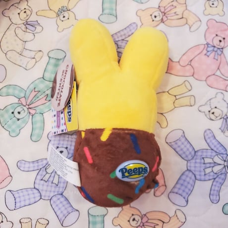 チョコまみれPeepsうさぎ🐰イエロー