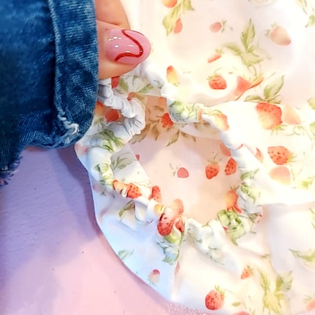 Kids🧸イチゴ柄セットアップ