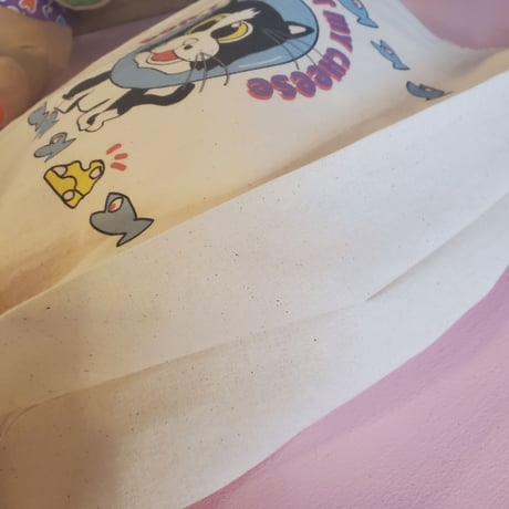 マルシェタイプ　Don't forget my cheese　CAT BAG🐱