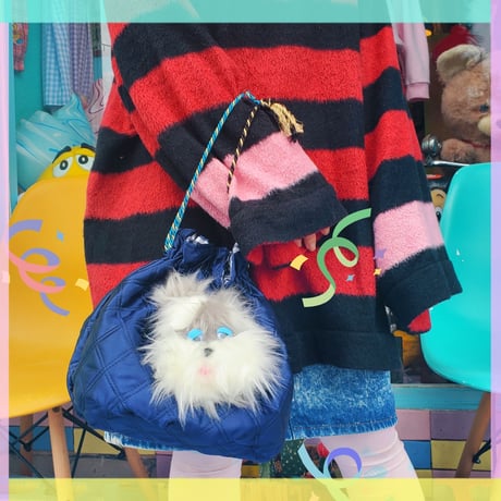 オリジナルねむねむ巾着ジョンくん(ハンドメイド)