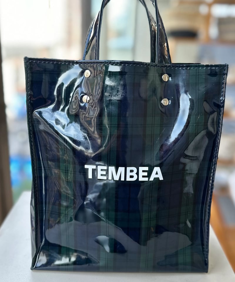 TEMBEA／ PAPER TOTE BLACK-WATCH（SMALL） | MWL STORE