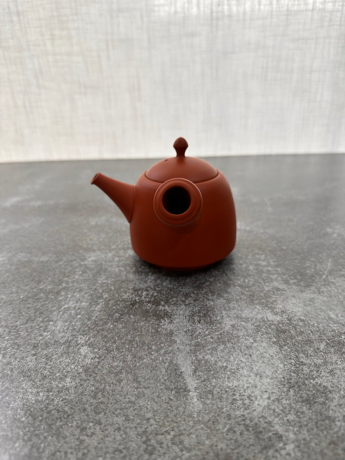 煎茶道具　朱泥窯変　急須　茶壷　V　R6136 雪堂 朱泥急須 #36 | MWL STORE