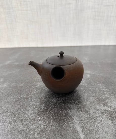 陽景 窯変満月急須 #33