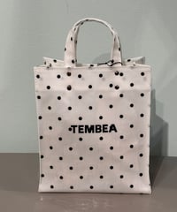 TEMBEA／ペーパートート (クリア・黒水玉)