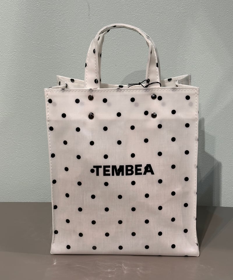 TEMBEA／ペーパートート (クリア・黒水玉) | MWL STORE